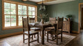 Hollow Oak 5-Piece Square Dining Set | Board & Bloom