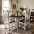 Meadowlark Round Dining Set - Two-Tone | Board & Bloom