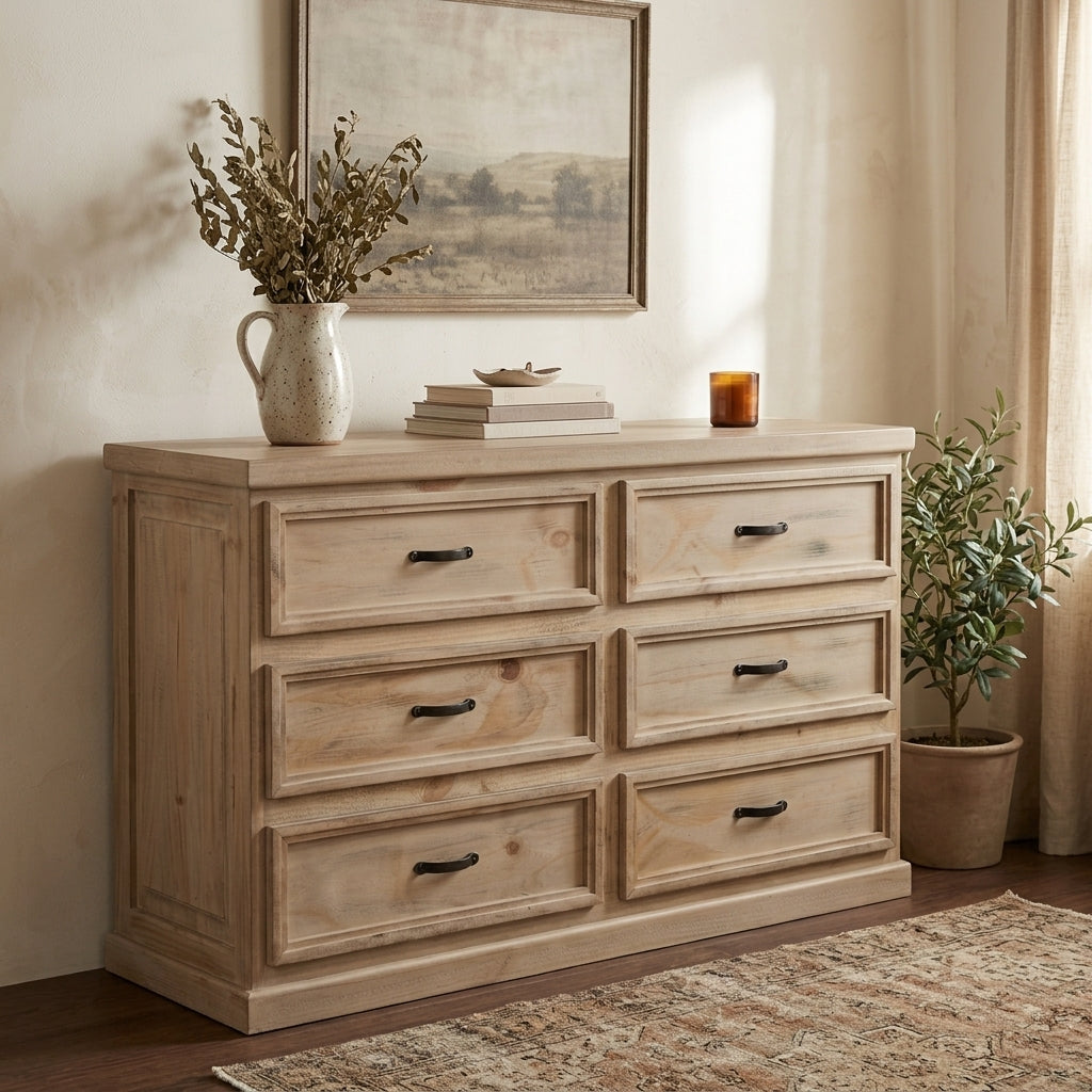 Prairie Rose 52 in Dresser - Weathered | Board & Bloom