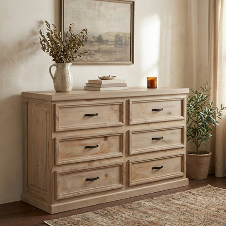 Prairie Rose Dresser - Soft Weathered Finish, 52 in