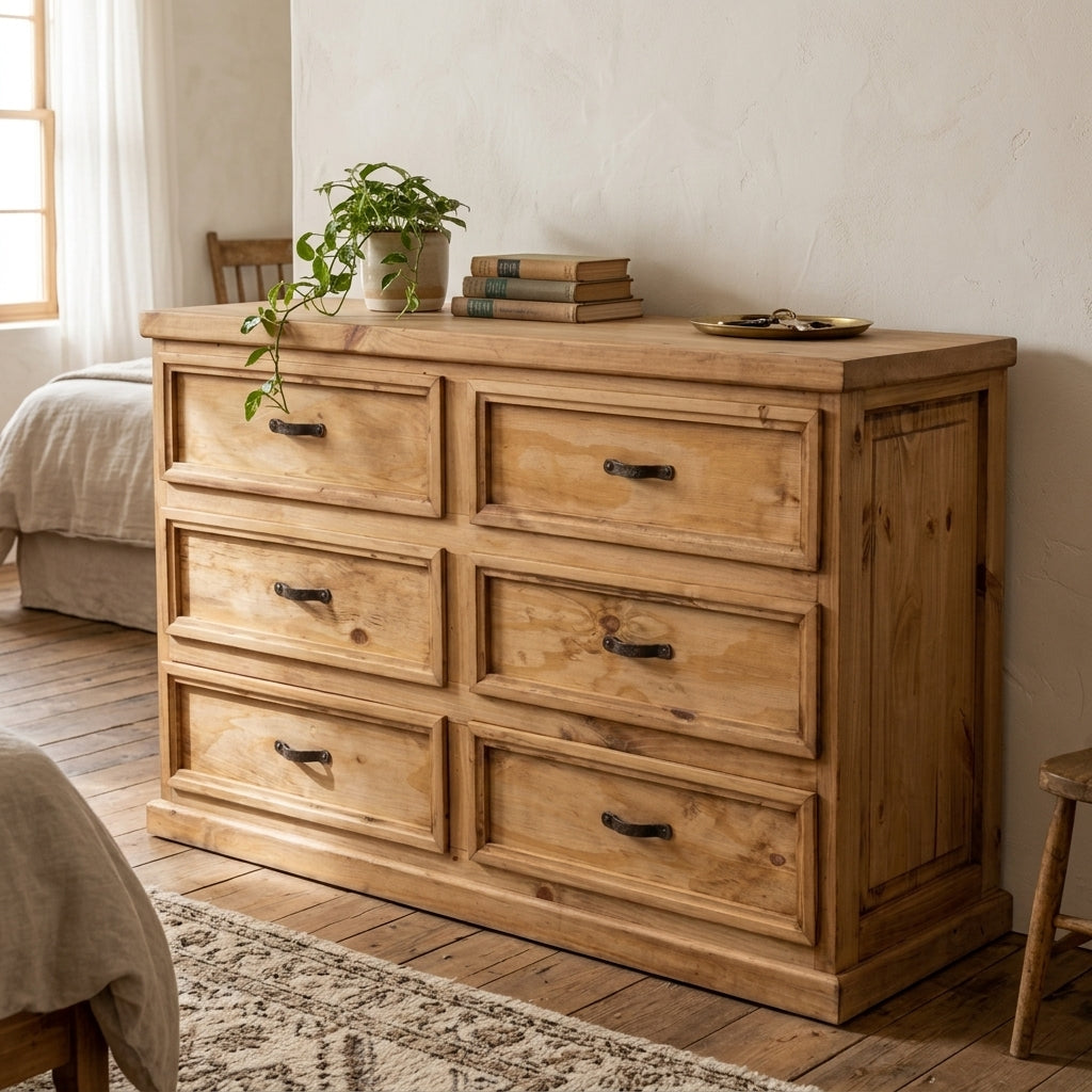 Prairie Rose 52 in Dresser - Honey | Board & Bloom