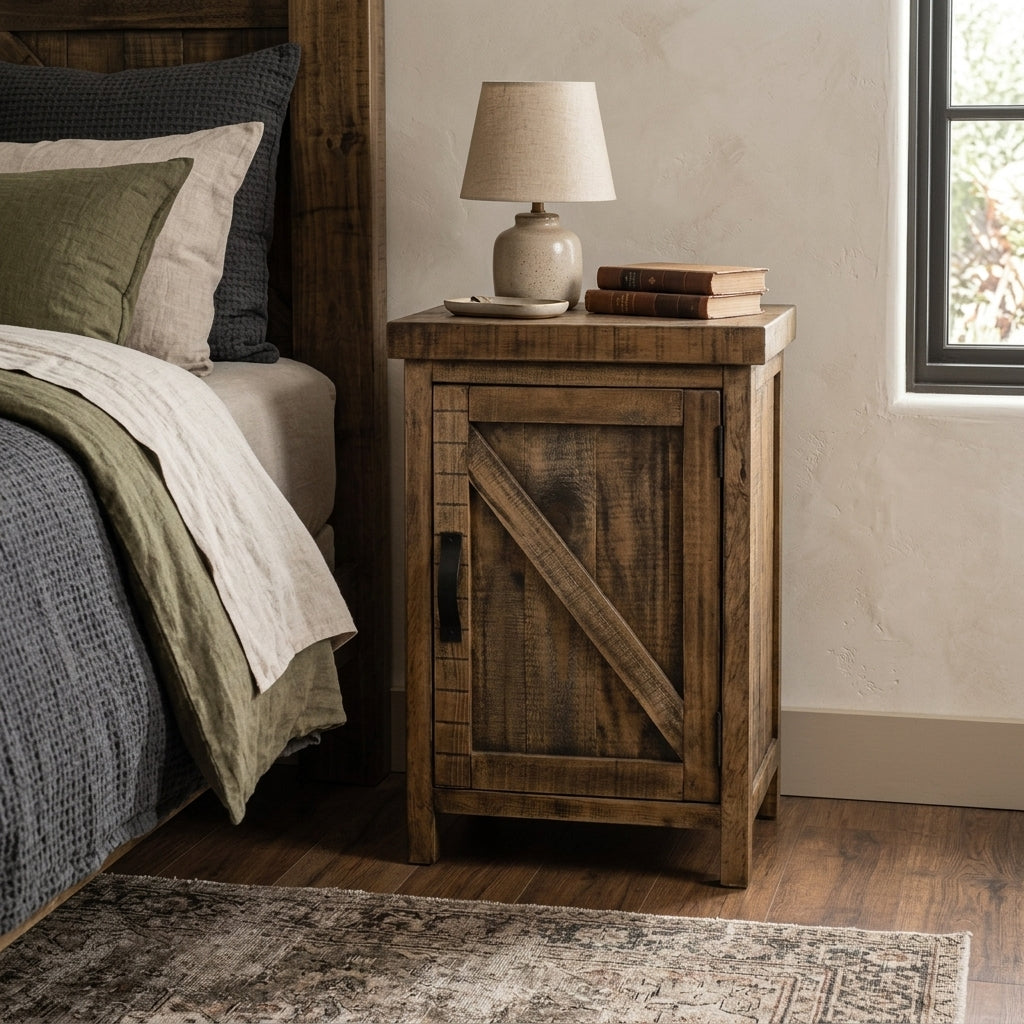Fernbrook Nightstand - Weathered Finish | Board & Bloom