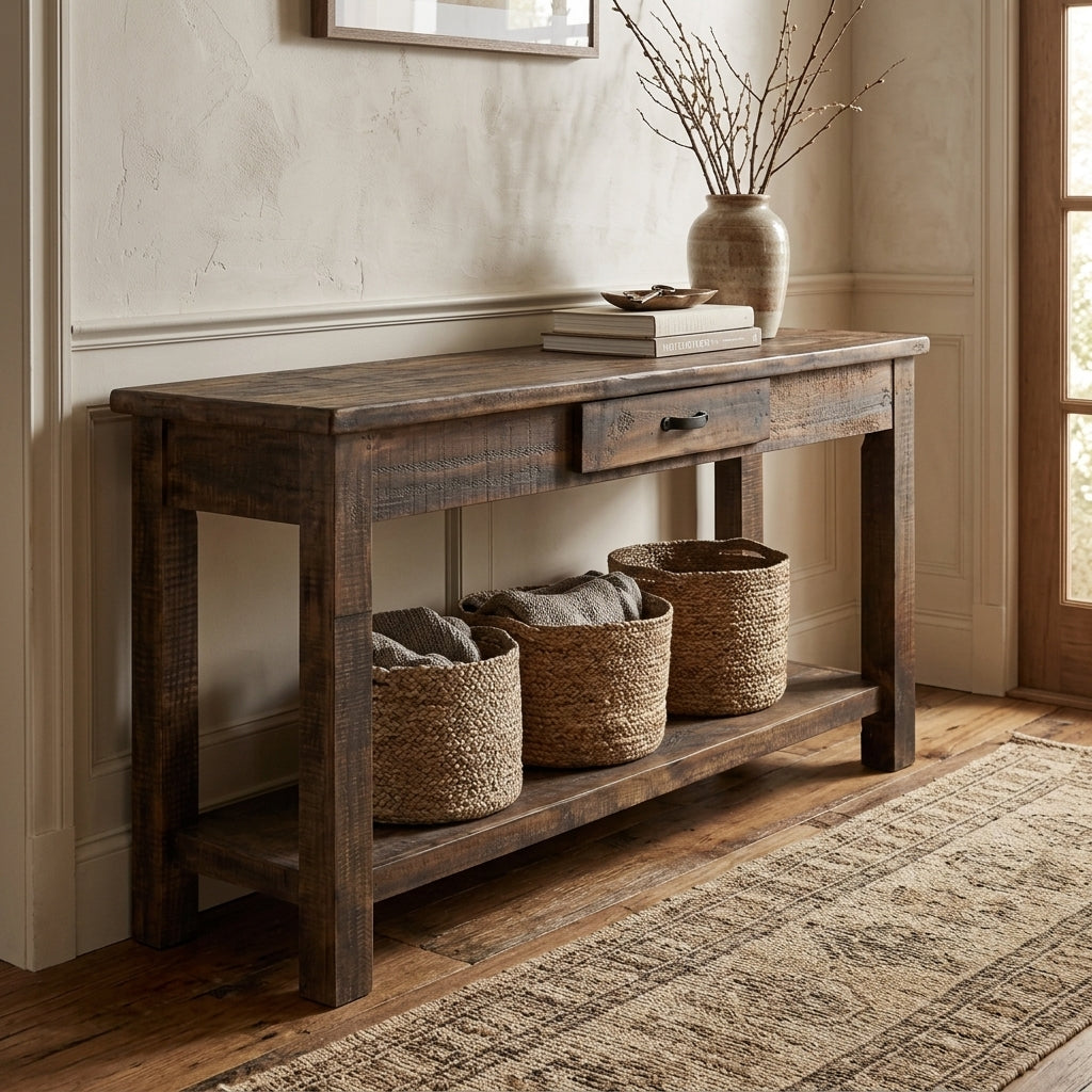 Ridgeline 59 in Console Table - Distressed | Board & Bloom