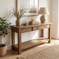 Thornfield Solid Pine Sofa Table 59.5 in | Board & Bloom